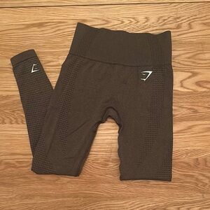 GYMSHARK Brown Leggings HIGH WAISTED